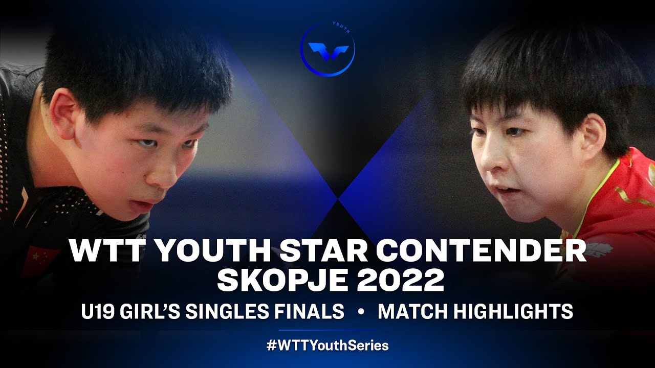Yan Yutong vs Xiang Junlin | U19 GS Final | WTT Youth Star Contender Skopje 2022