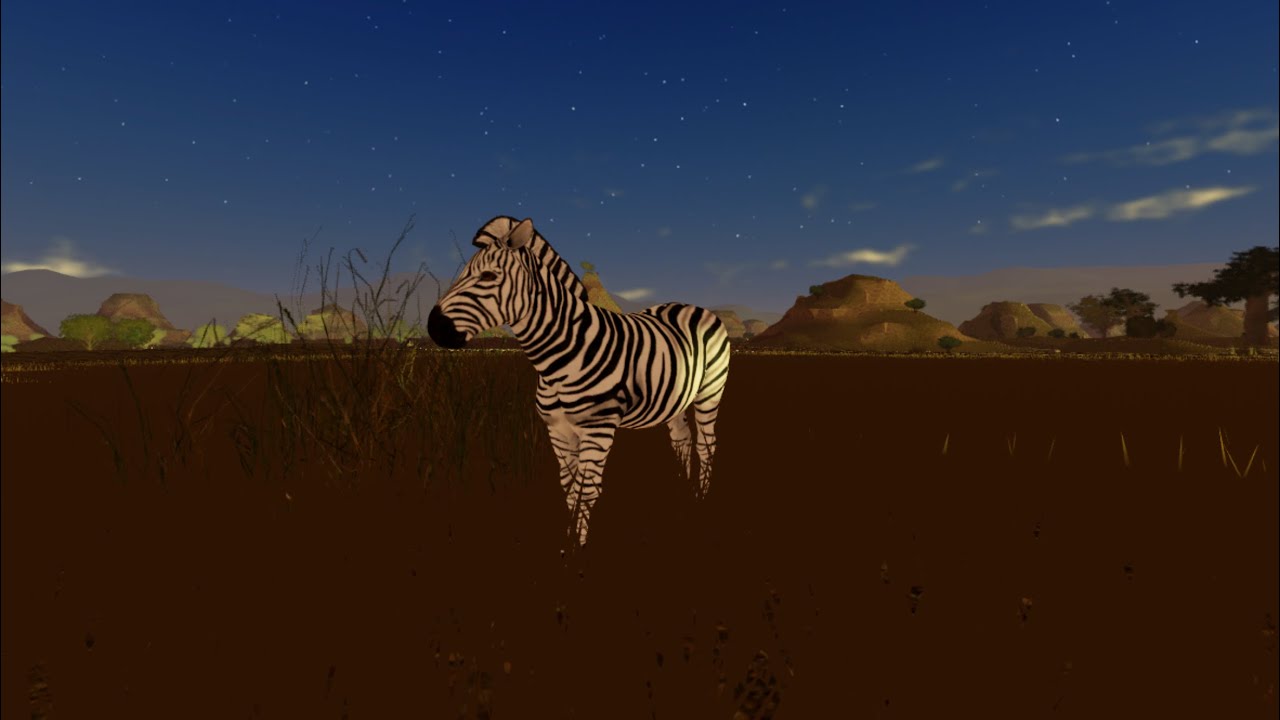 Savannah Life: Playing As Zebra For 12 Minutes | Roblox