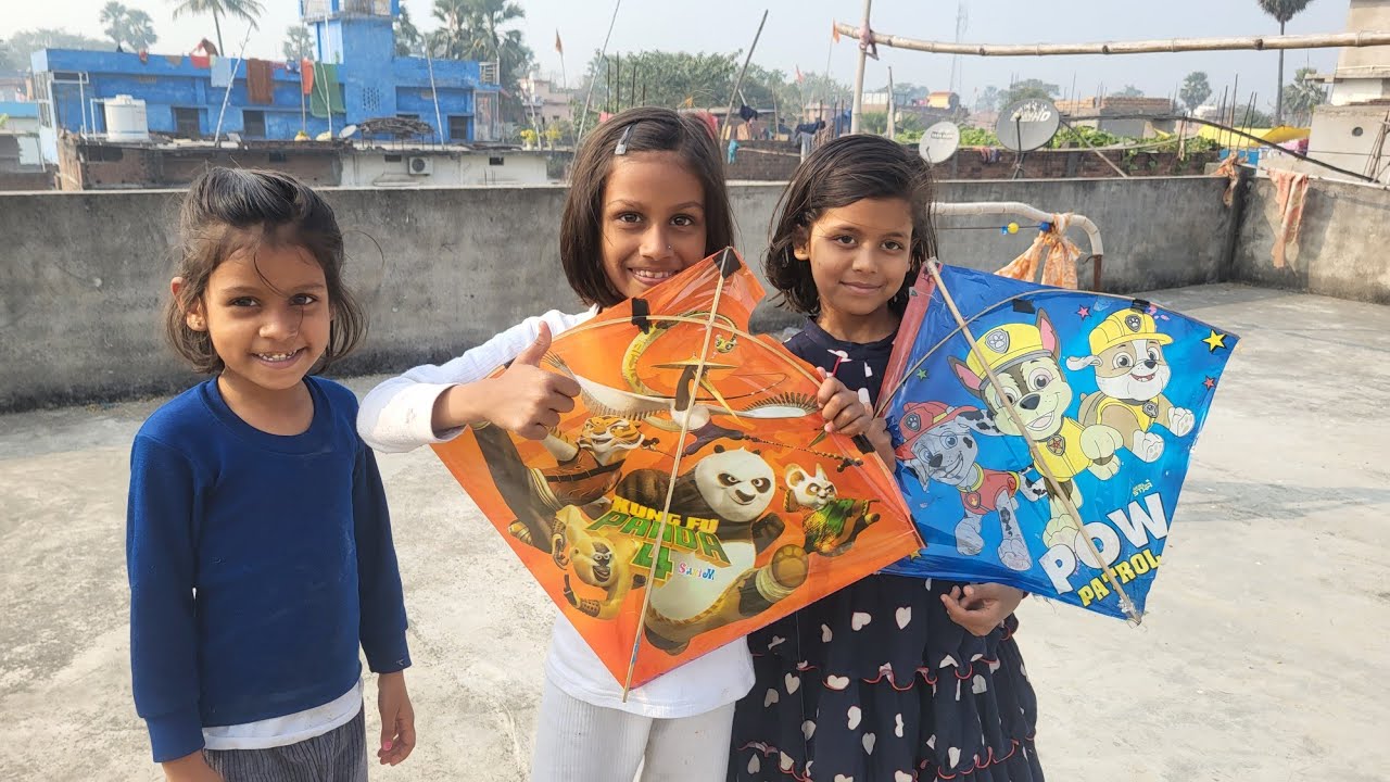 ​"Bachon Ka Kite Competition! 🪁😱"