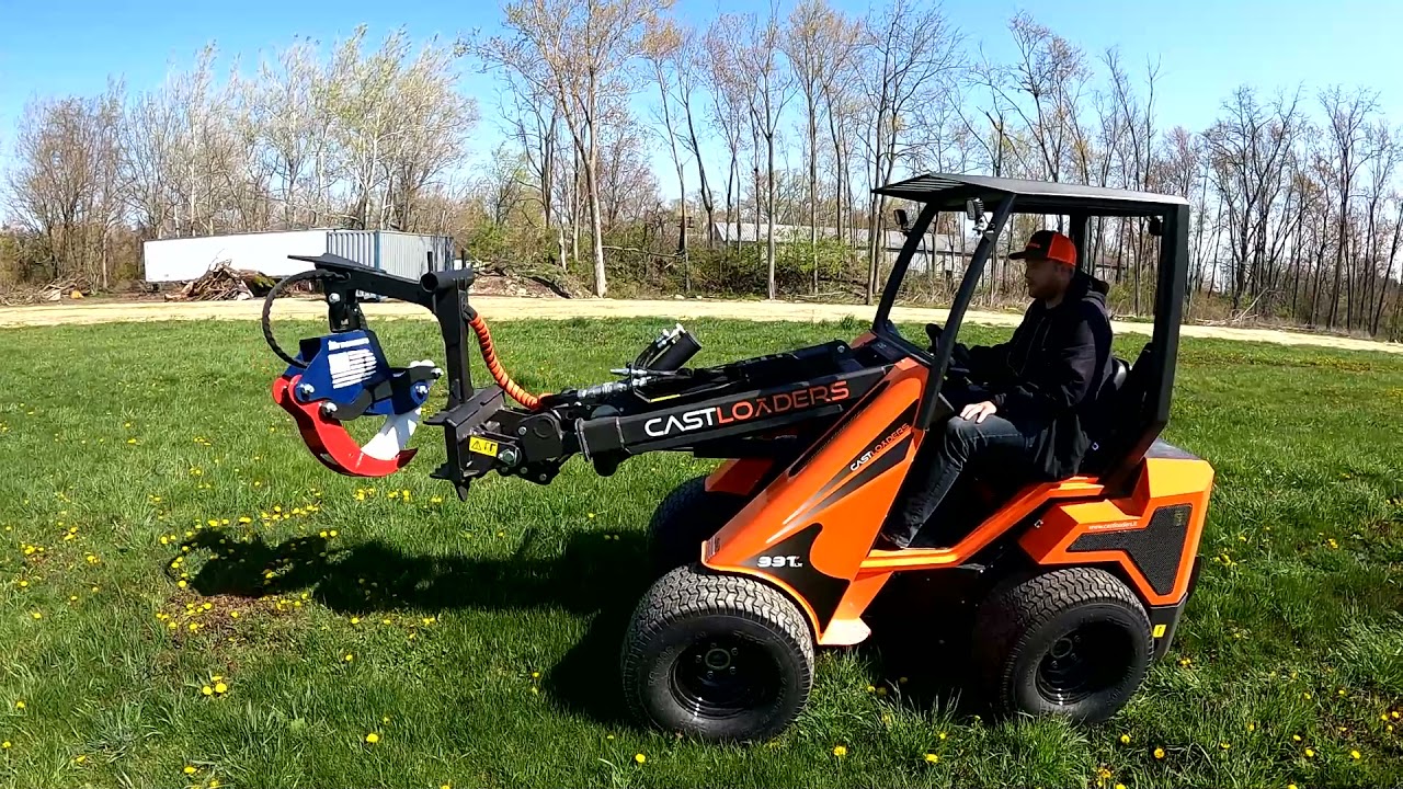 Castloader 33TLX Mini Articulated Loader Material Handeler with Turf Tires