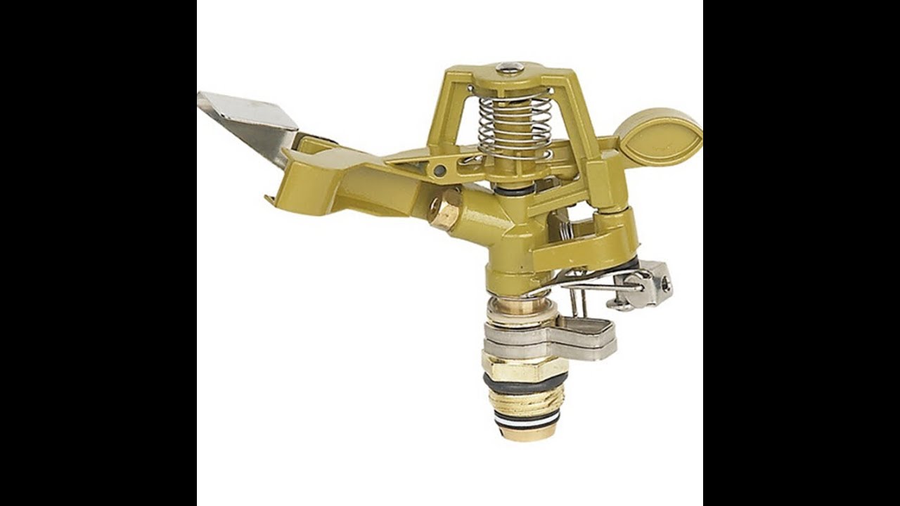 Импульсный дождеватель похож на латунь, обзор