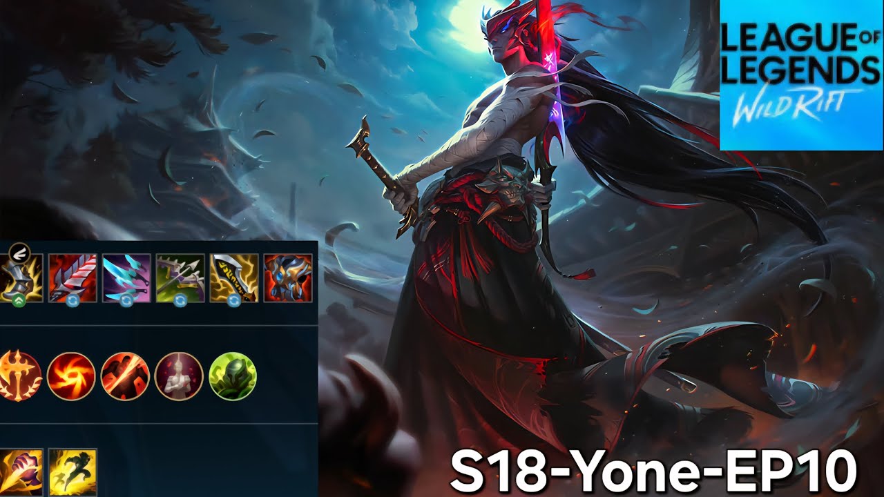 Wild Rift Soytheast Asia Server|S18-Yone-JG|Rank#wildrift #lolmobile #yone #犽凝 #激鬥峽谷