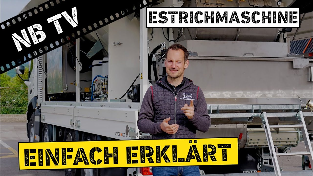 Einfach erklärt | Estrich-Mischanlage I Overmat 13.9 A PTO | NB Baumaschinen