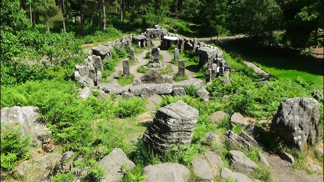 The Druids Temple Stone Circle, Nr Masham Village, Yorkshire Dales UK