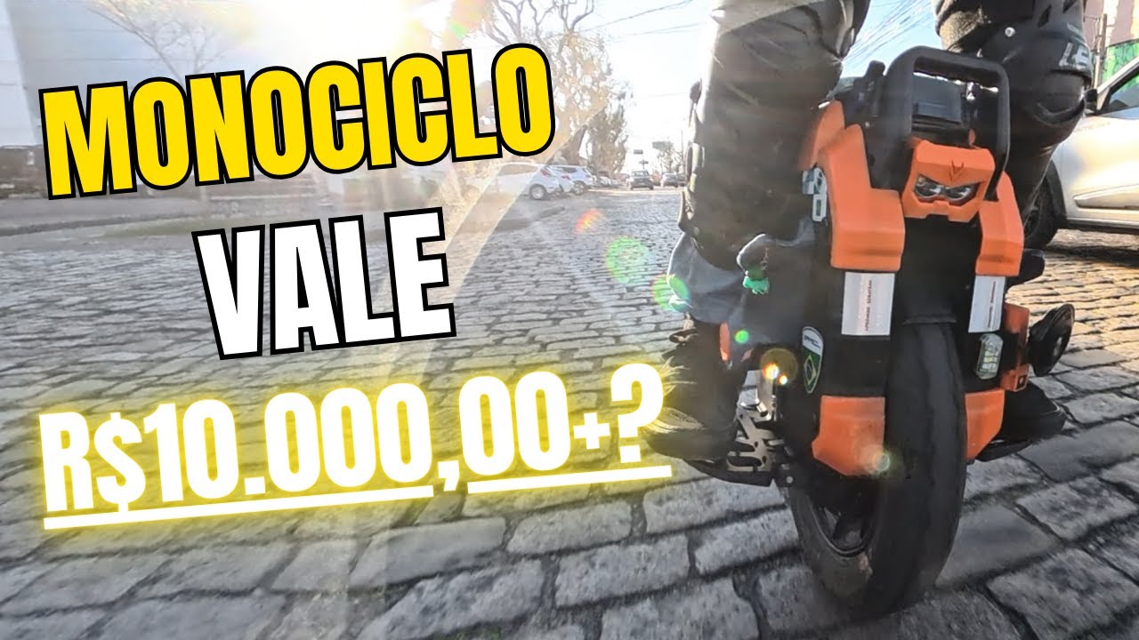 Por que GASTAM mais de R$10000,00 em um MONOCICLO ELÉTRICO?? É seguro?