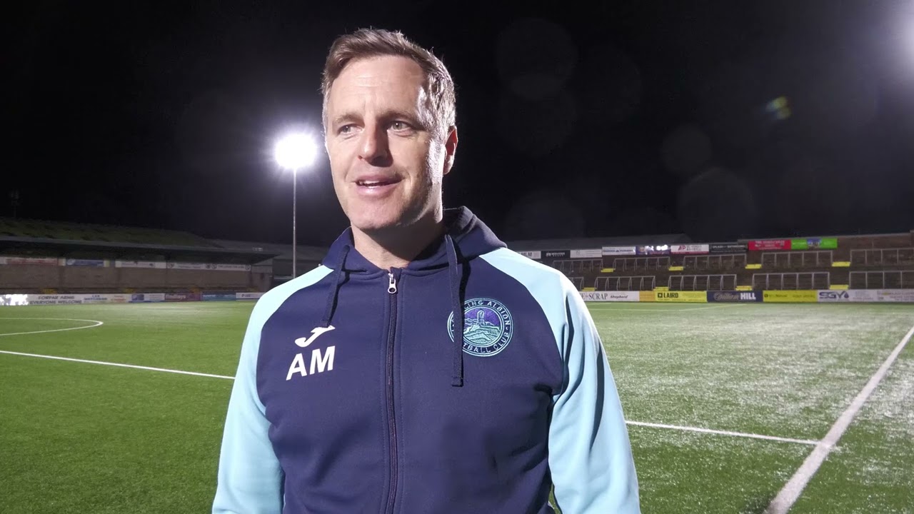 Alan Maybury Post Match Interview v Forfar Athletic 30/11/2024