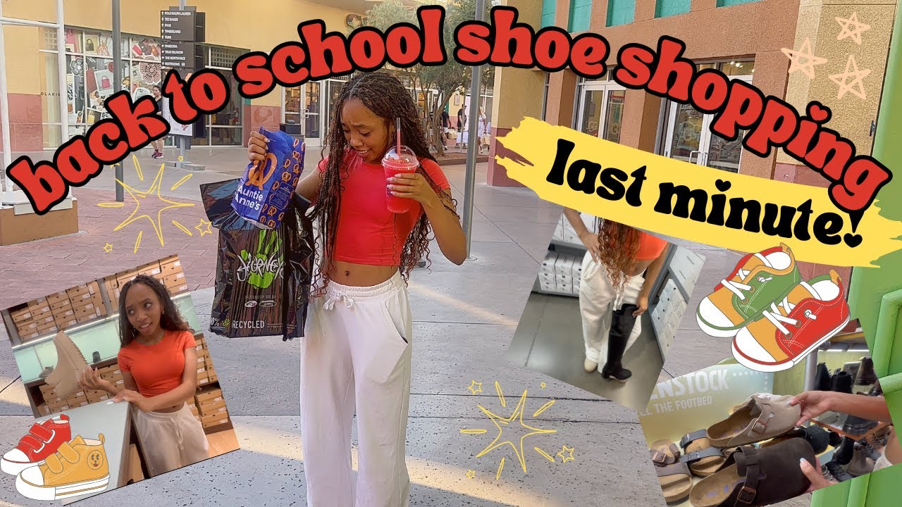 back to school shoe shopping 2024 / last minute back to school shoe shopping