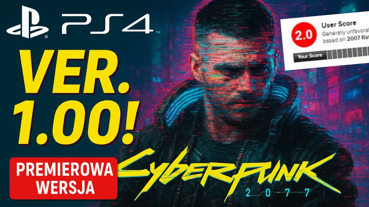 Cyberpunk 2077 NAJGORSZA gra na PS4 która odniosła sukces!
