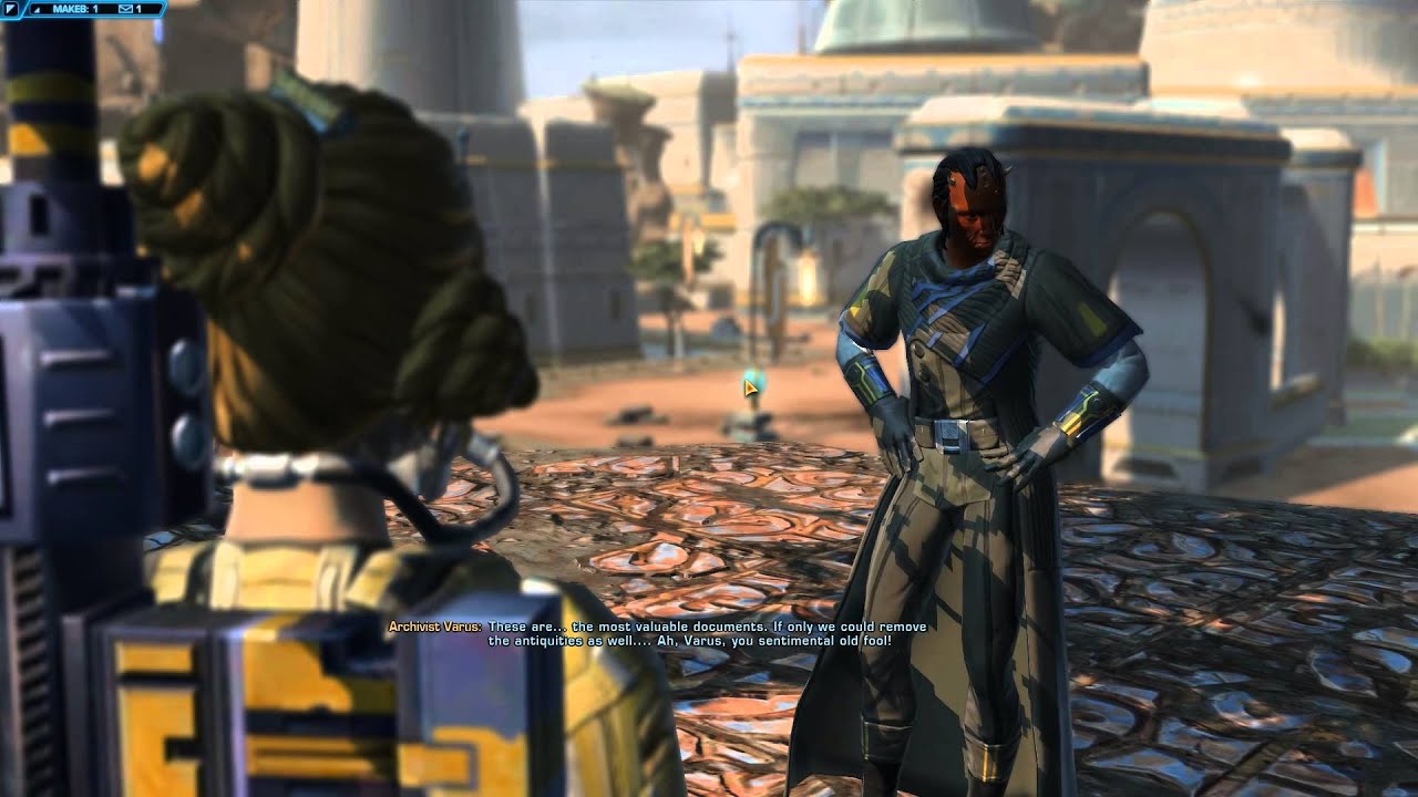 SWTOR Heroic 2+ For the Record Makeb Republic mission cutscene