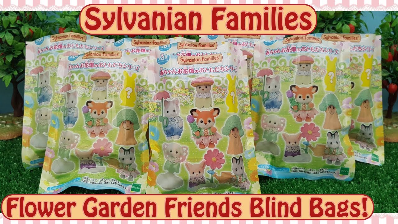 Opening Sylvanian Families Baby Flower Garden Blind Bags! 🌷🪻 New Mystery Bags 2024! Fairy Vibes!