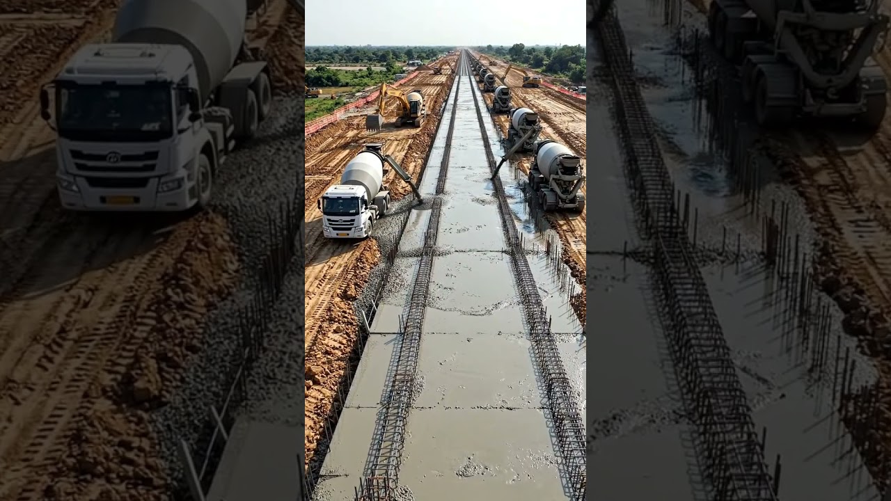 How Bullet Train Tracks Are Constructed? 🚄 | Complete Construction Process in 3D