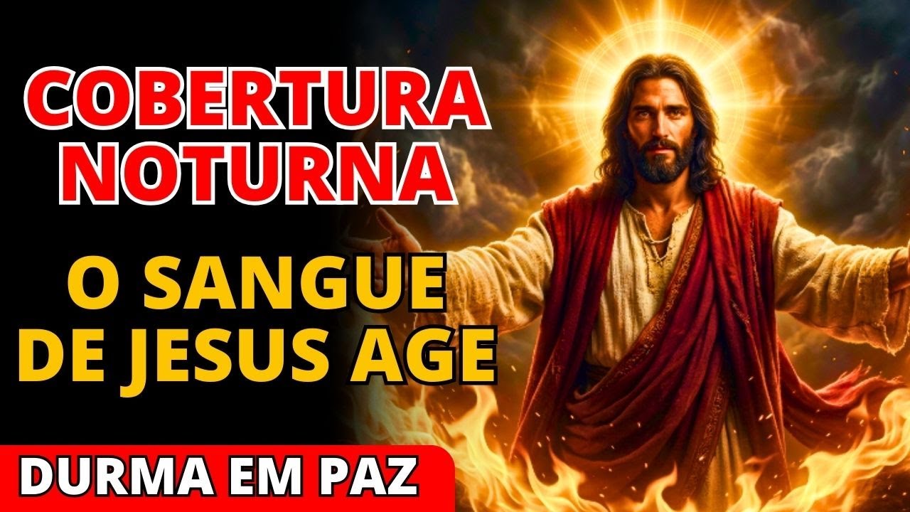 ⚔️ Durma em Paz: O Sangue de Jesus DESTRÓI Todo Inimigo Oculto Enquanto Você Descansa