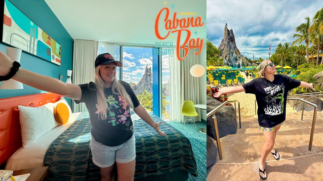 Universal’s Cabana Bay Resort FULL STAY! Room & Resort Tour, Volcano Bay Entrance, Campfires & More!