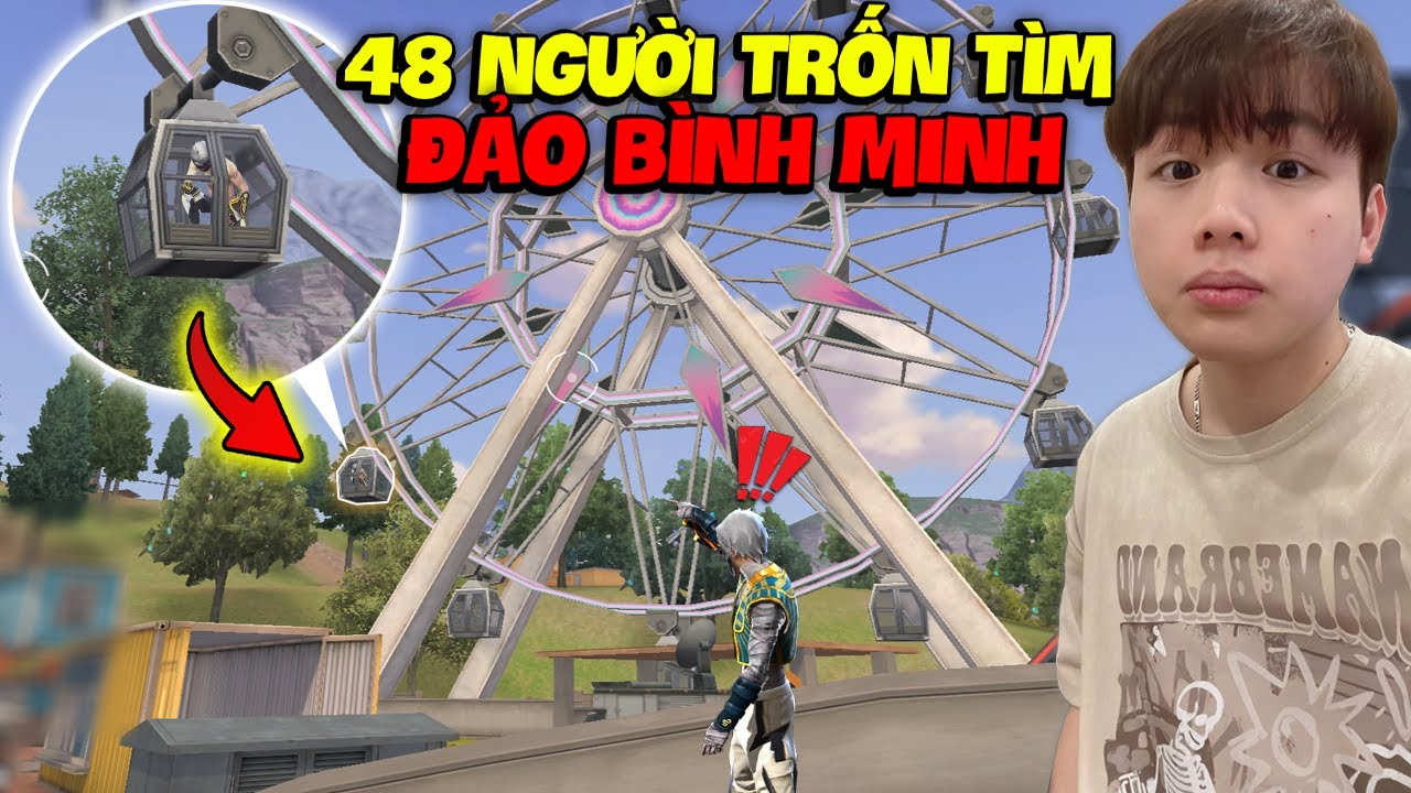 Supi Thử Thách 48 Người Chơi Trốn Tìm Ở Đảo Bình Minh !!!