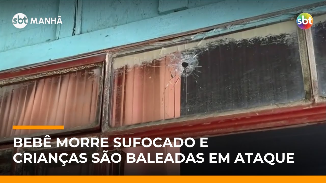 Ataque a tiros deixa seis feridos e beb&ecirc; morre durante fuga no Paran&aacute; | #SBTManh&atilde;