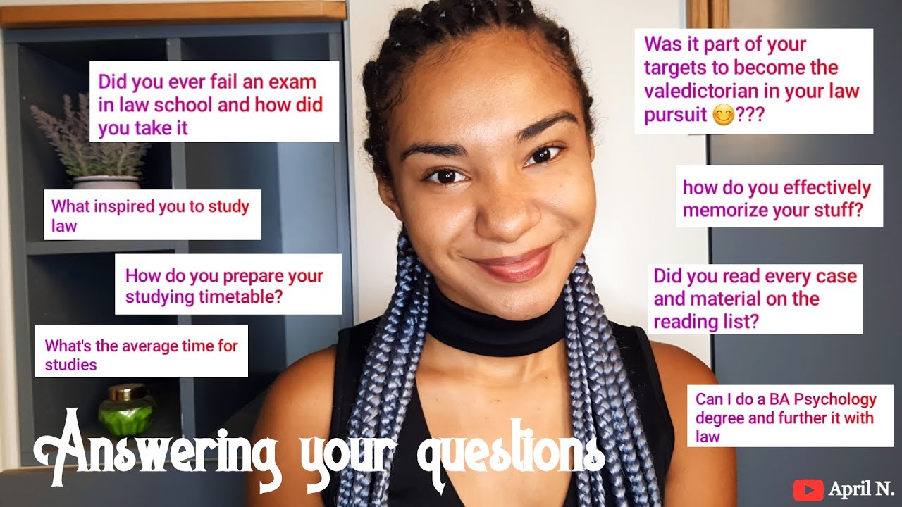 A Special Q&A: How I made Valedictorian in Law School + General Study Tips