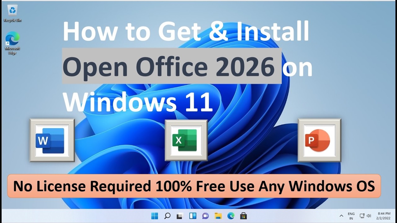 Как получить и установить Open Office 2026 на Windows 11