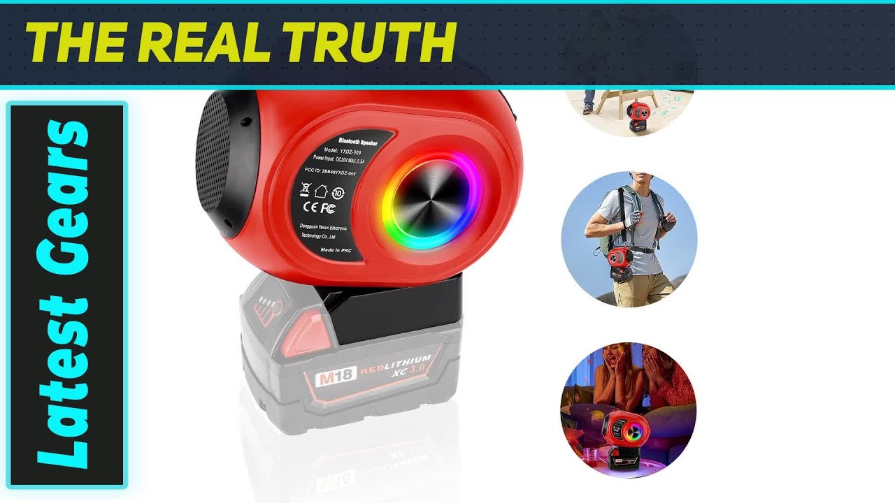 Milwaukee Battery Speaker: Best Jobsite Radio? YEX-BUR Bluetooth Speaker Test
