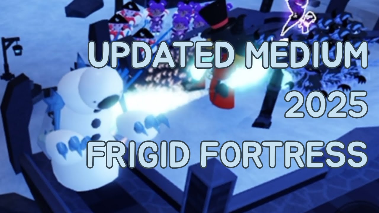 The BEST way to beat FRIGID FORTRESS MEDIUM | Tower Heroes