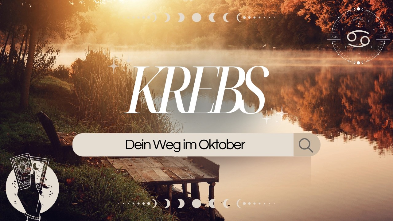 KREBS ♋ Vergangenheit klopft an 🌱 I Oktober 2025
