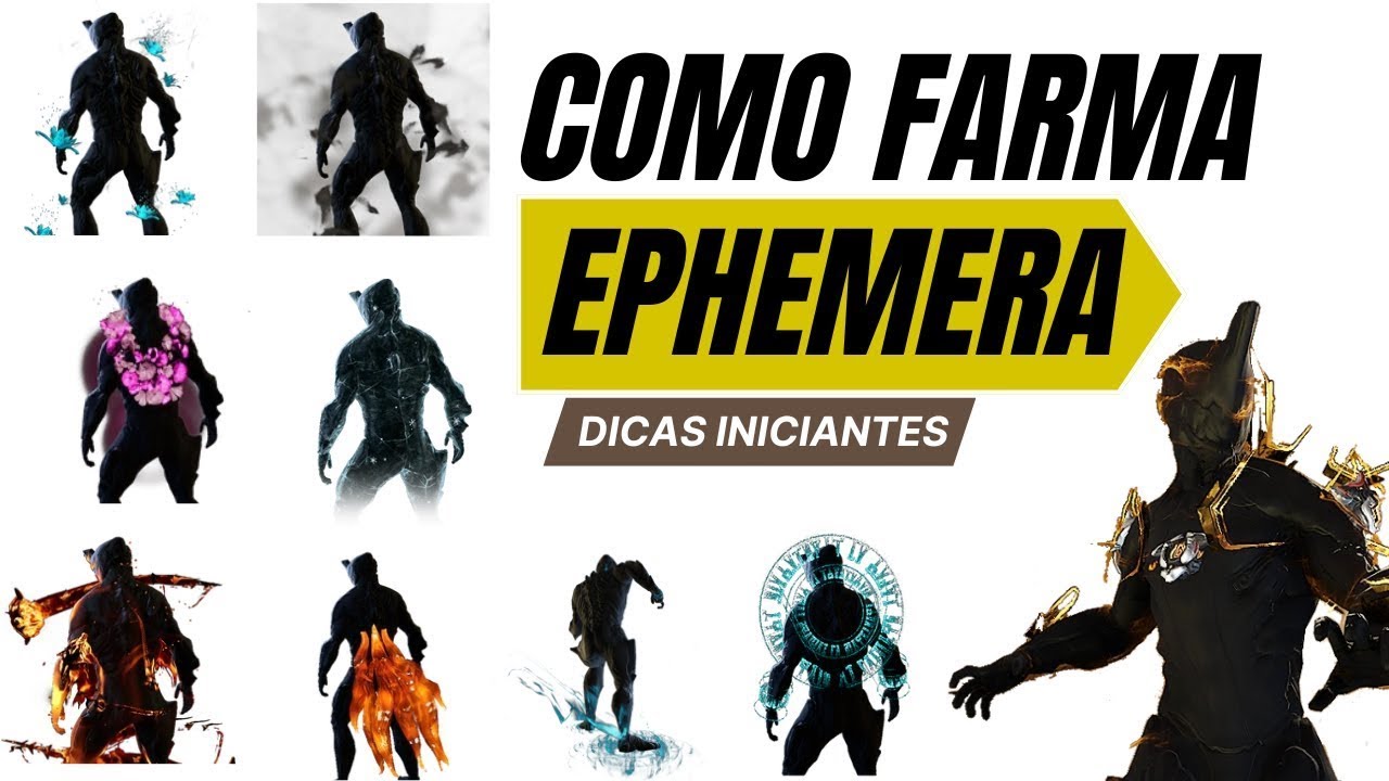 WARFRAME - COMO FARMA EPHEMERAS - DICAS INICIANTES
