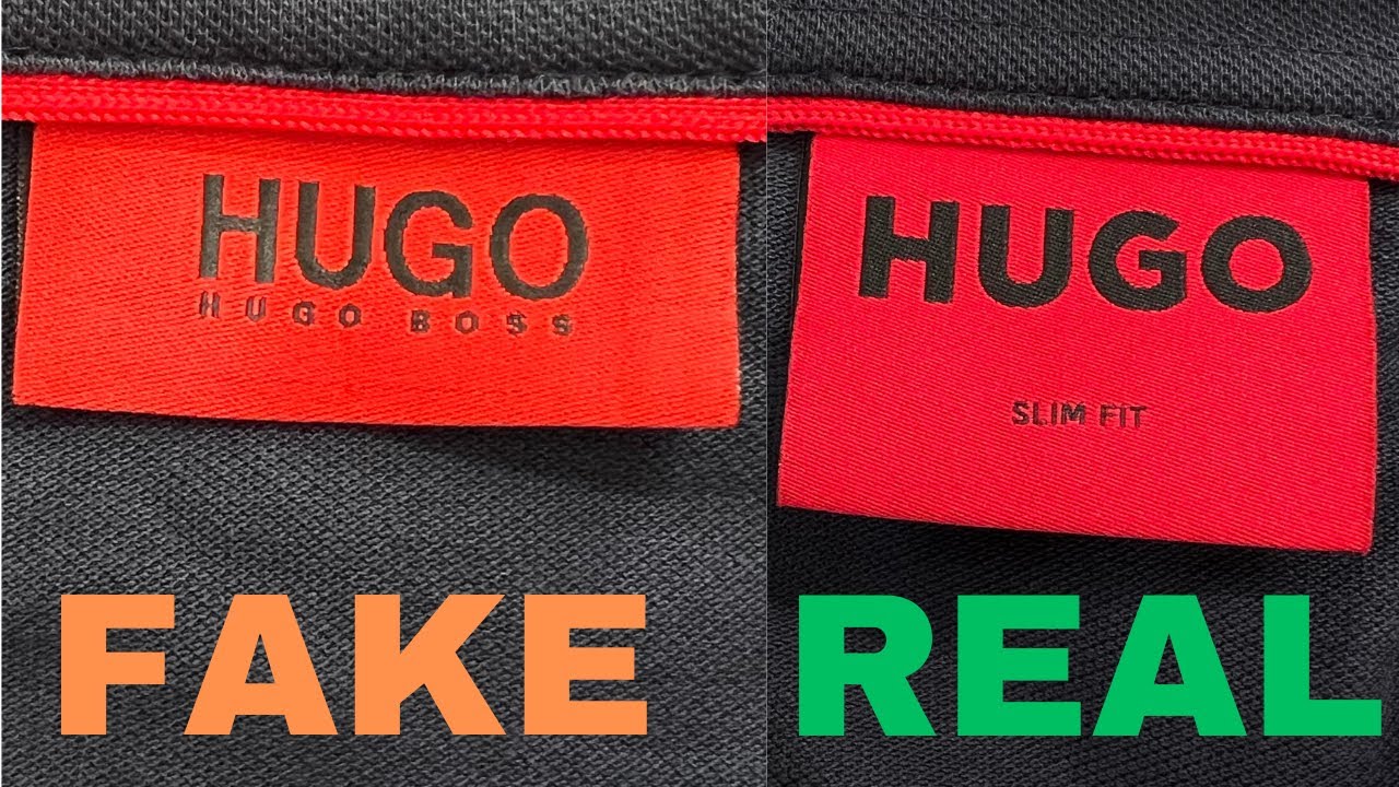 Fake vs Real Hugo Boss T shirt / How to spot fake Hugo Boss Polo T shirt