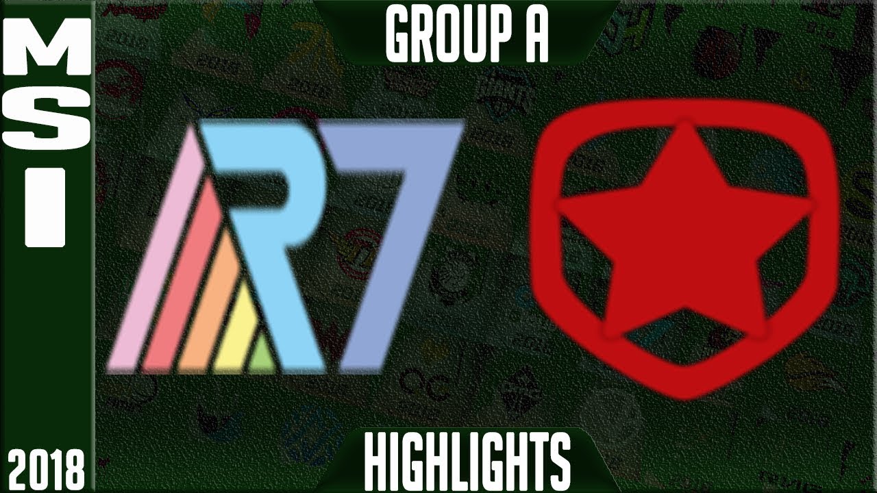 R7 vs GMB Highlights | MSI 2018 Play in, Mid Season Invitational 2018 | Rainbow7 vs Gambit Esports