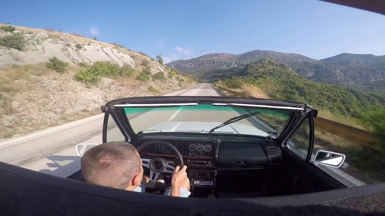 Golf mk1 Cabrio GTI 16v GoPro onboard