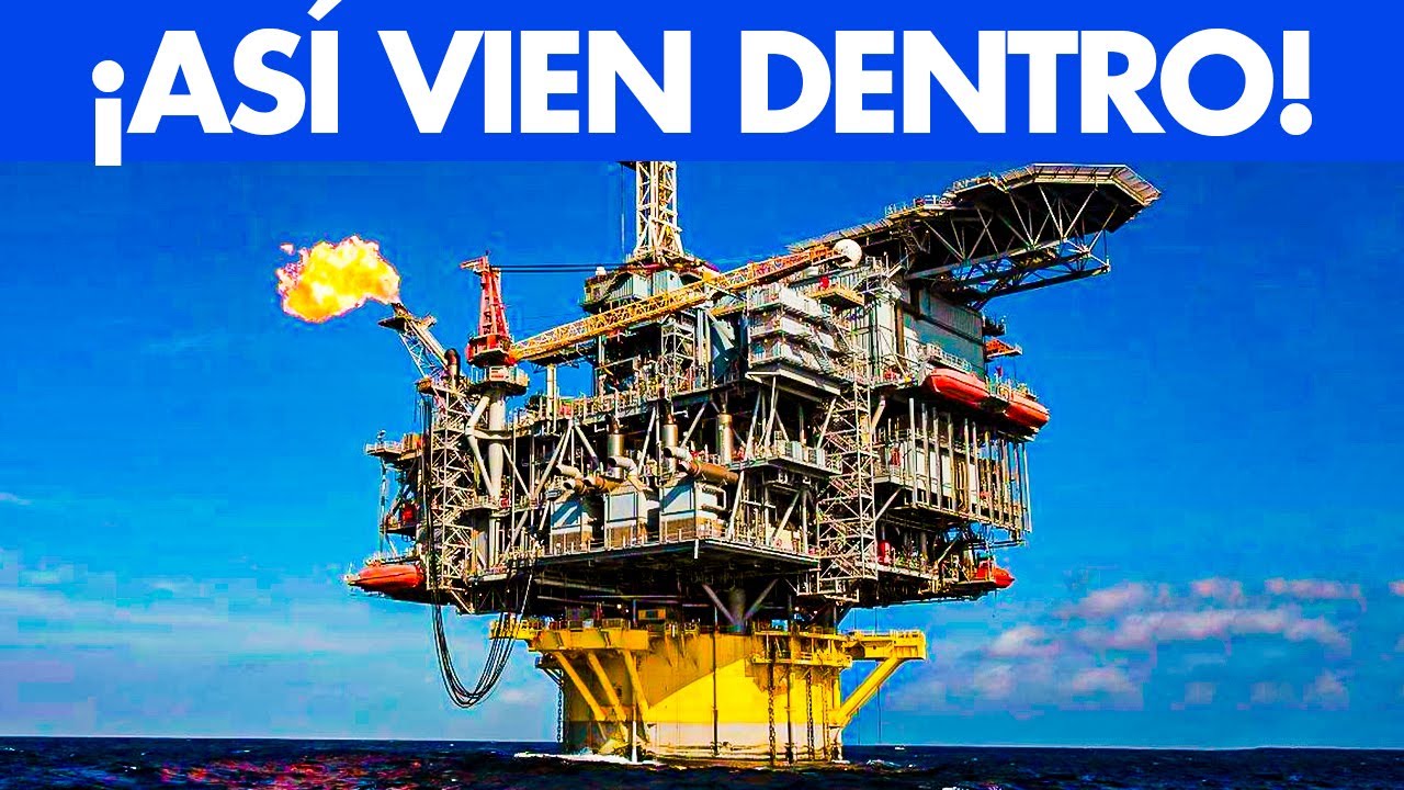 Vivir y trabajar en una plataforma petrolera en medio del oceano?? te mostramos como lo hacen !!