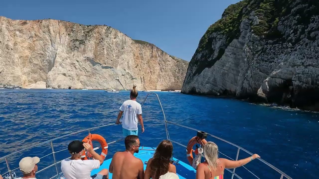 Zatoka Wraku, Navagio Beach z Zante Magic Tours Zakynthos Grecja 07.08.2022 GoPro Hero 10