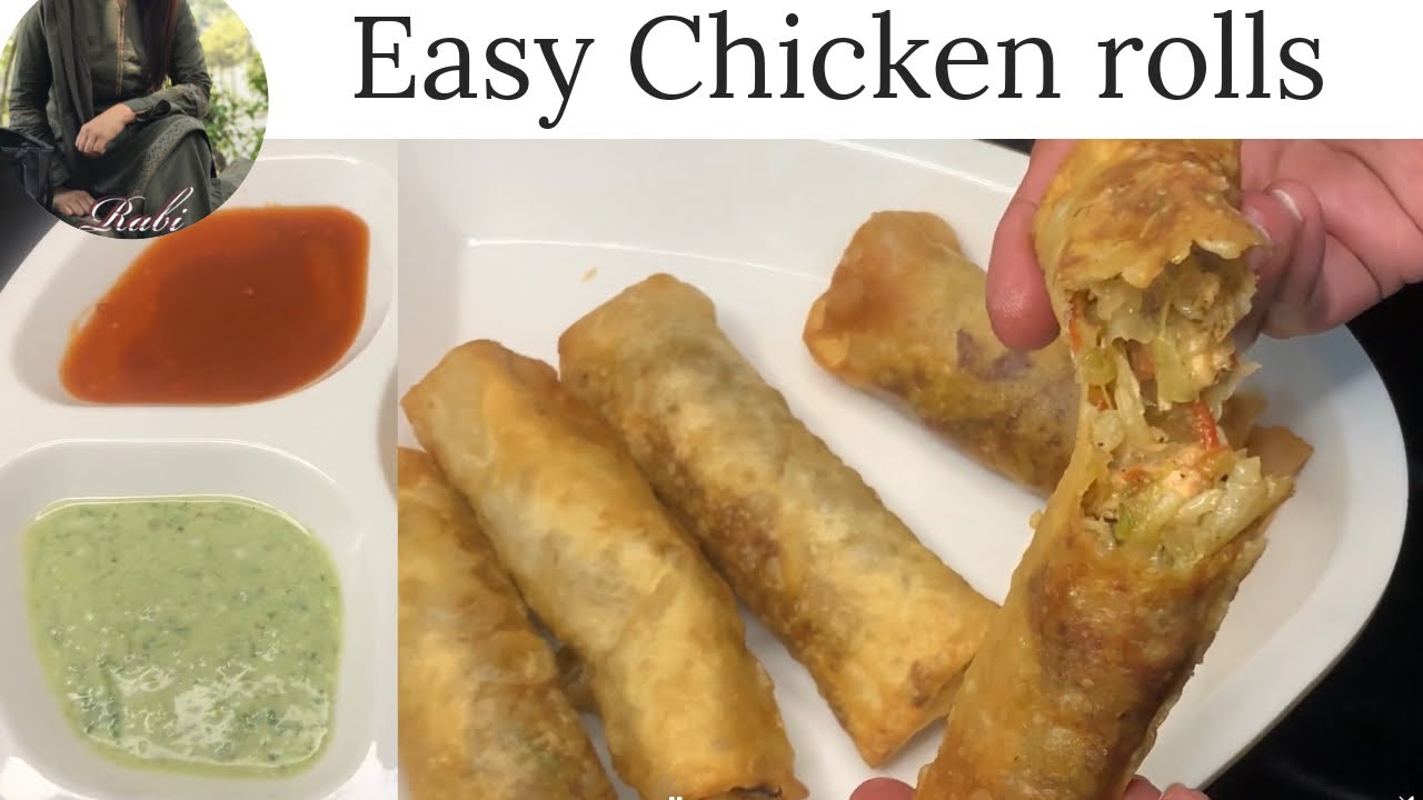 Chicken Spring Rolls | Noodle Roll Recipe | make & freeze Spring Rolls l chinos  roll