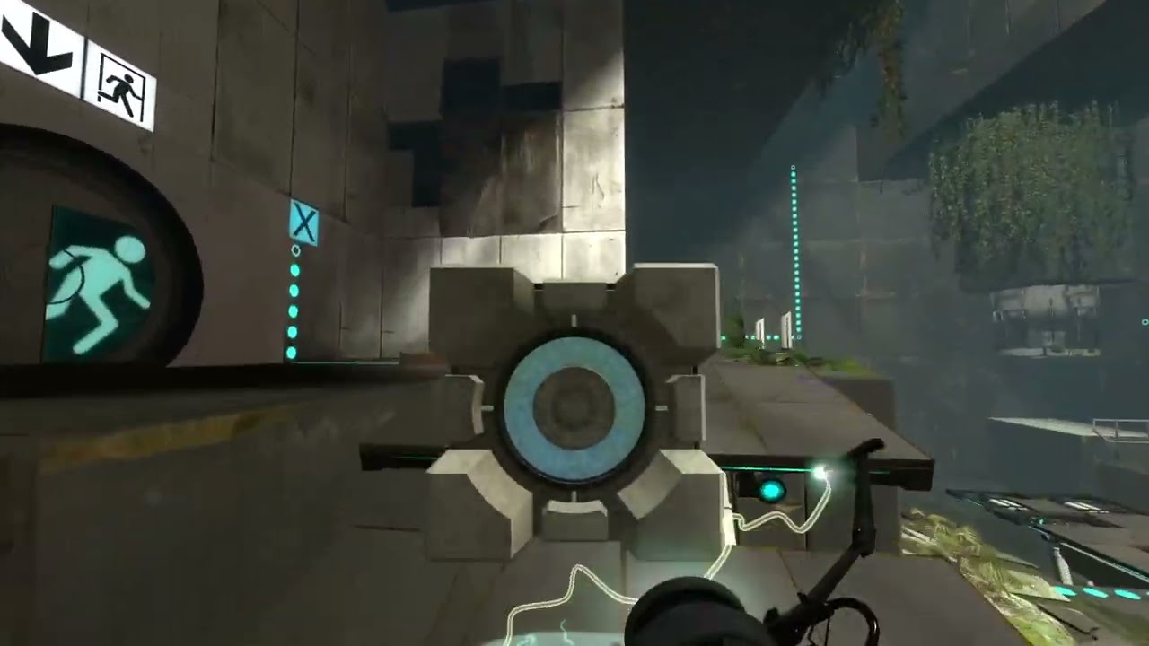 Portal 2: нашёл пушку которая делает НЕ пулевые отверстия
