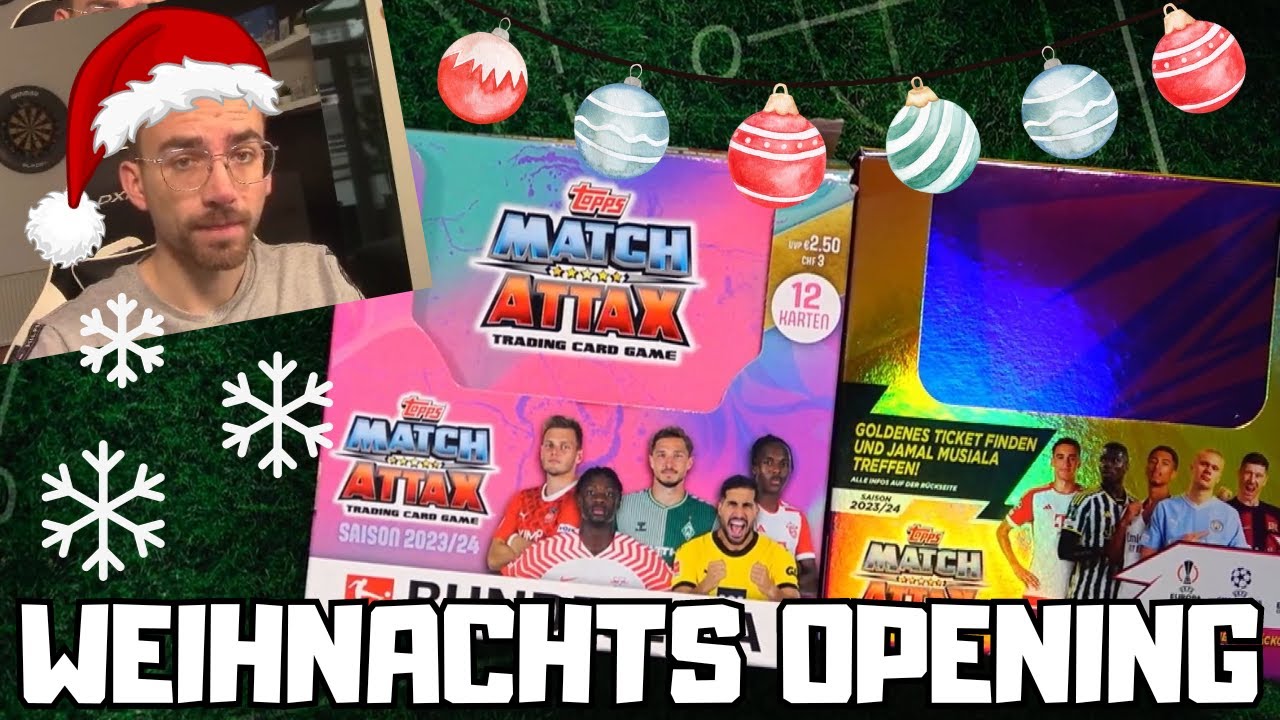 WEIHNACHTSSPECIAL 😱🔥 2 KOMPLETTE MATCH ATTAX 2024 BOXEN !!