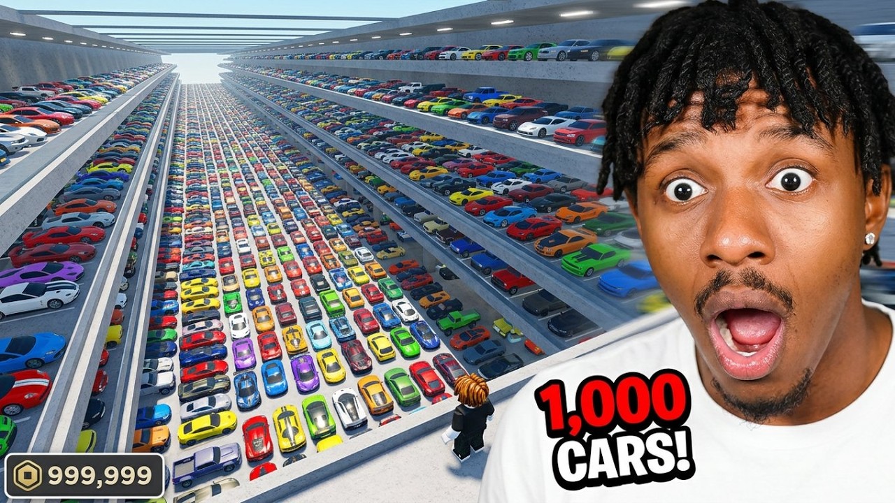 I Created The BIGGEST GARAGE In Roblox Driving Empire!