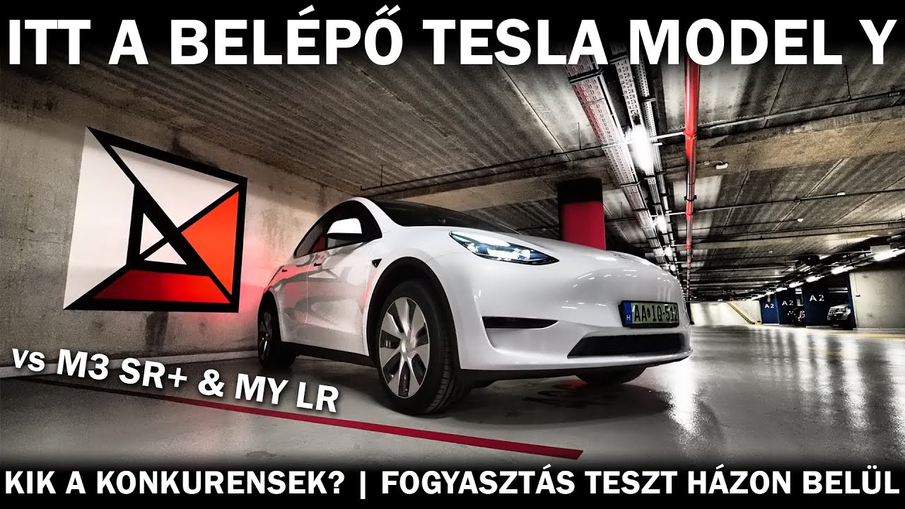 Itt a belépő Tesla Model Y! Kik a konkurensek? | Fogyasztás teszt házon belül - M3 RWD&MY LR AWD