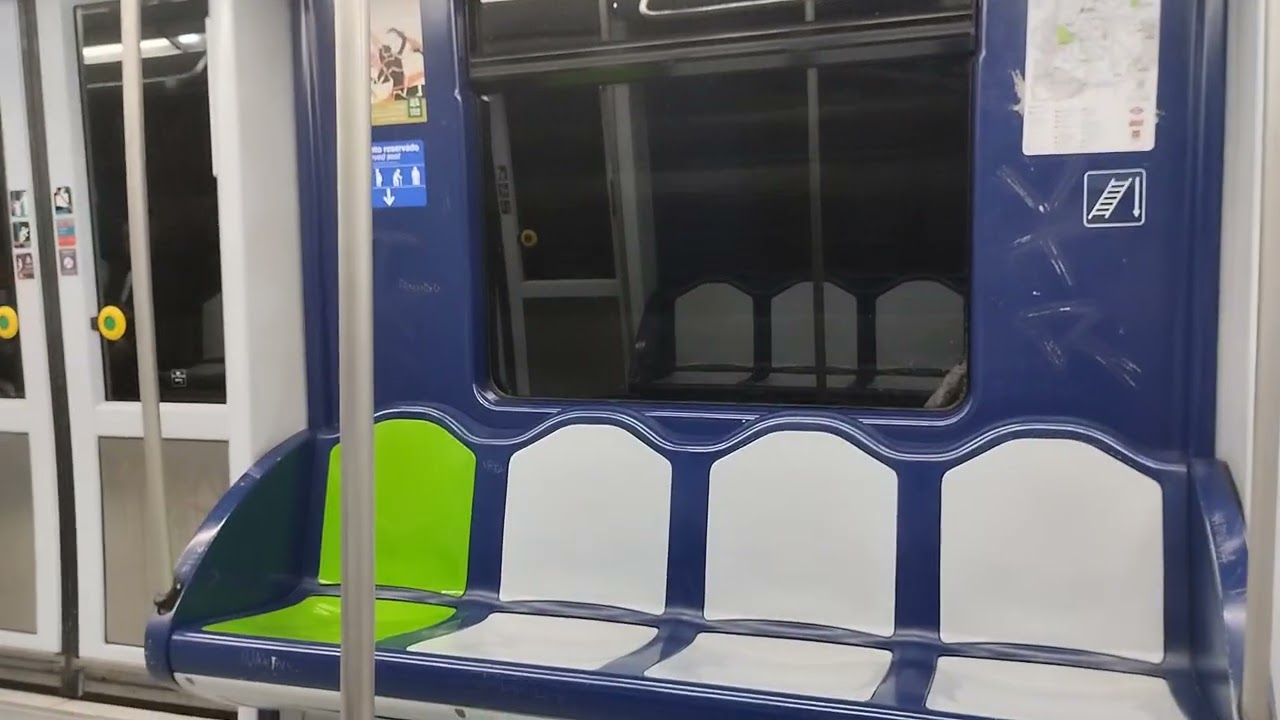 Metro de Madrid: Trayecto Canal - Alonso Cano L7 en serie 9000