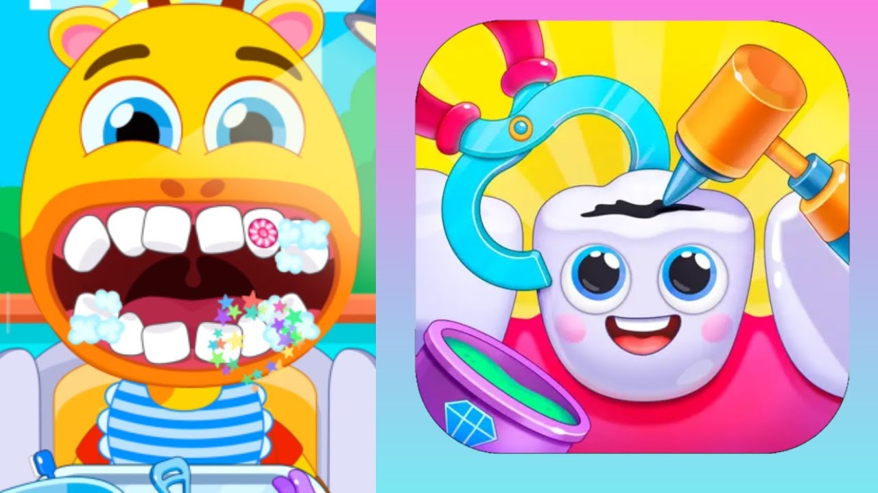 Happy Giraffe visiting a magic Dentist - Dentist Game by YovoGames