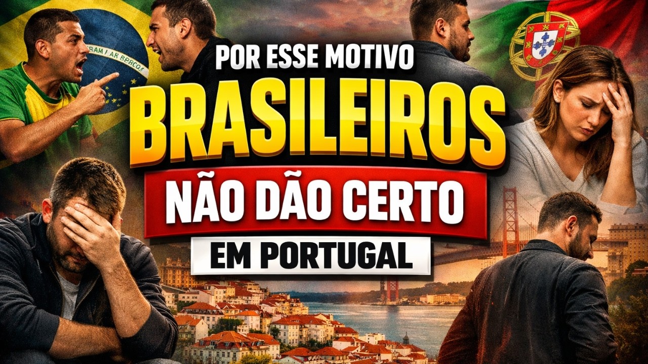 BRASILEIROS EM PORTUGAL VOLTAM  E FRACASSAM PORQUE NÃO SÃO UNIDOS E SE APROVEITAM UM DO OUTRO