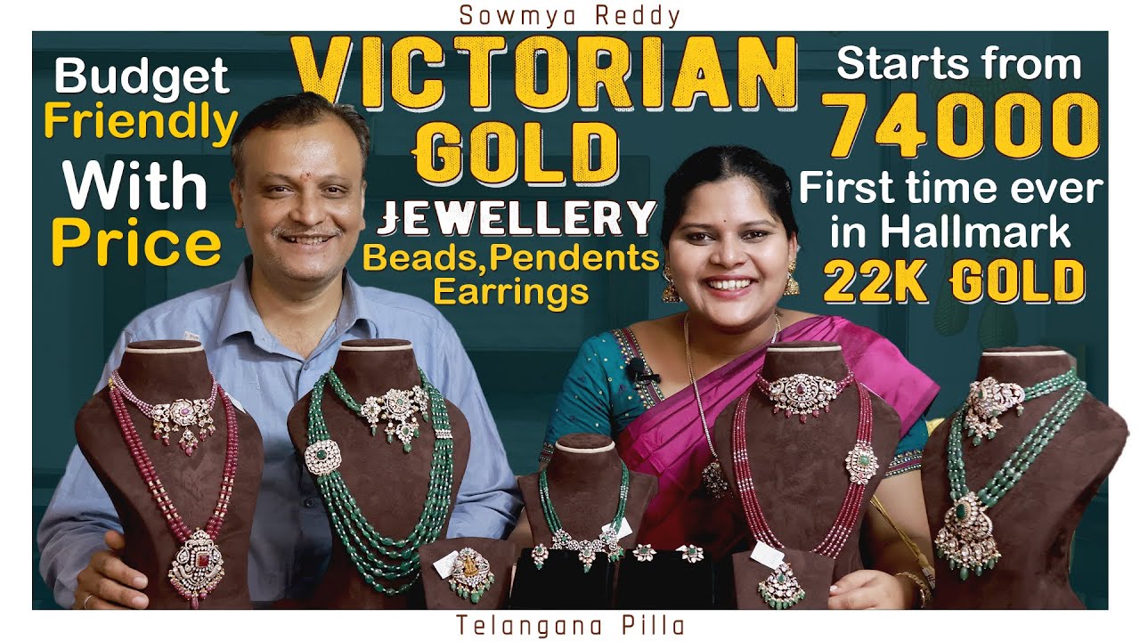 victorian jewellery | budget friendly victorian | Sowmy reddy | moissanite victorian gold jewellery