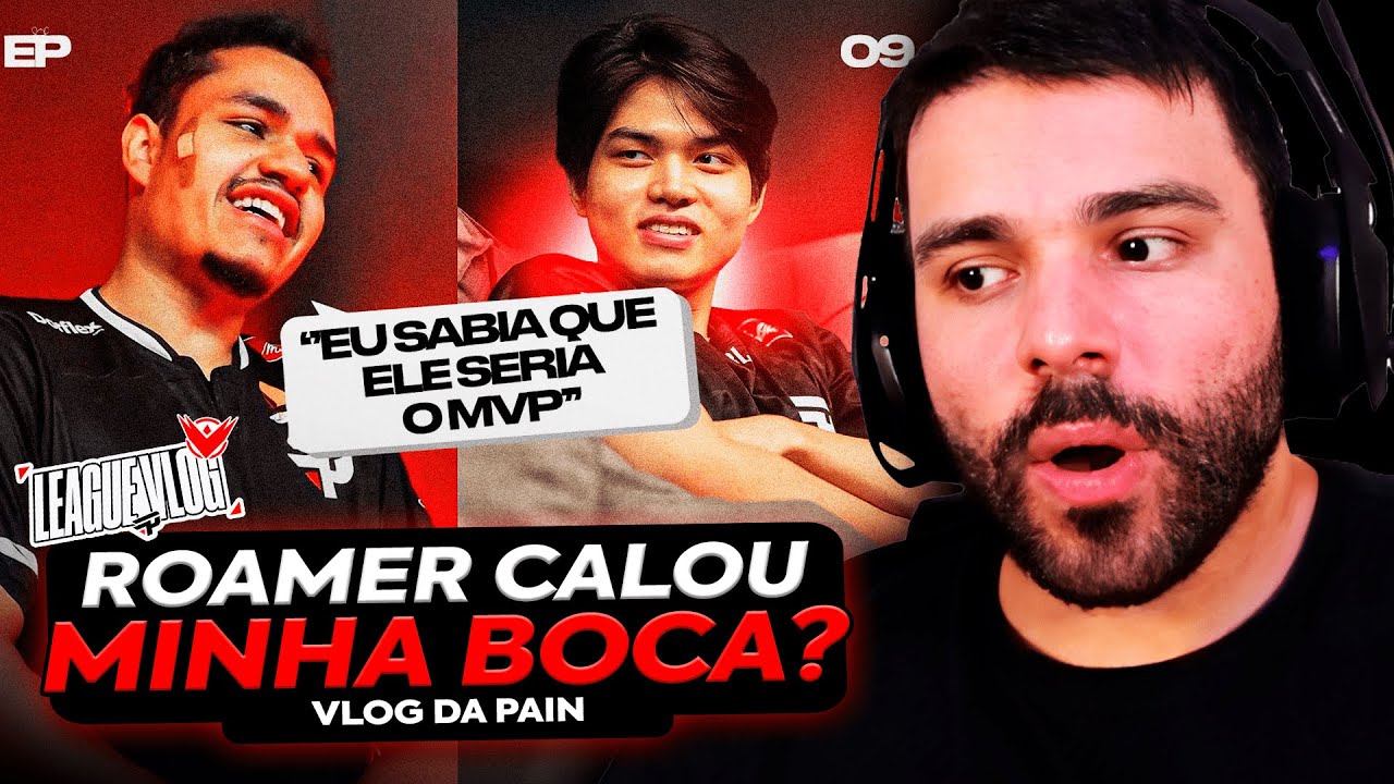 🚨 O ROAMER SE PROVOU SER UM DOS MELHORES MID LANERS DA LTA SUL!? MINERVA REAGE AO VLOG DA PAIN