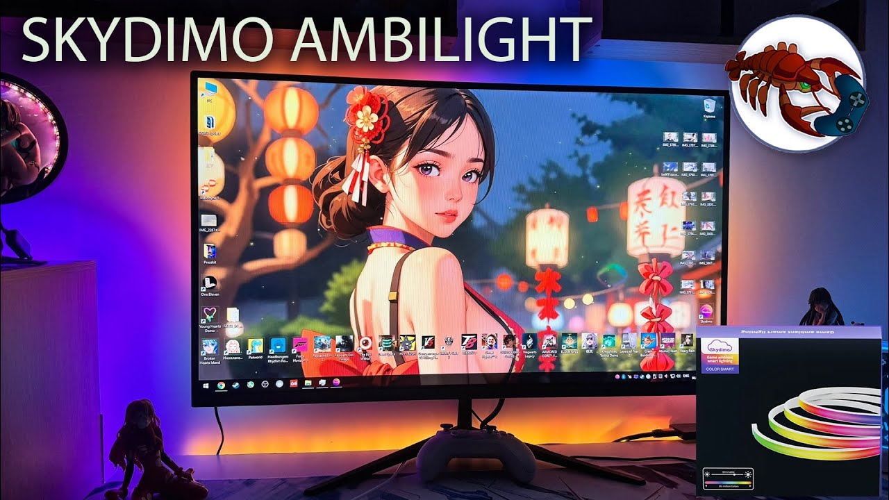 SKYDIMO SK0132 - Бюджетный Ambilight для монитора
