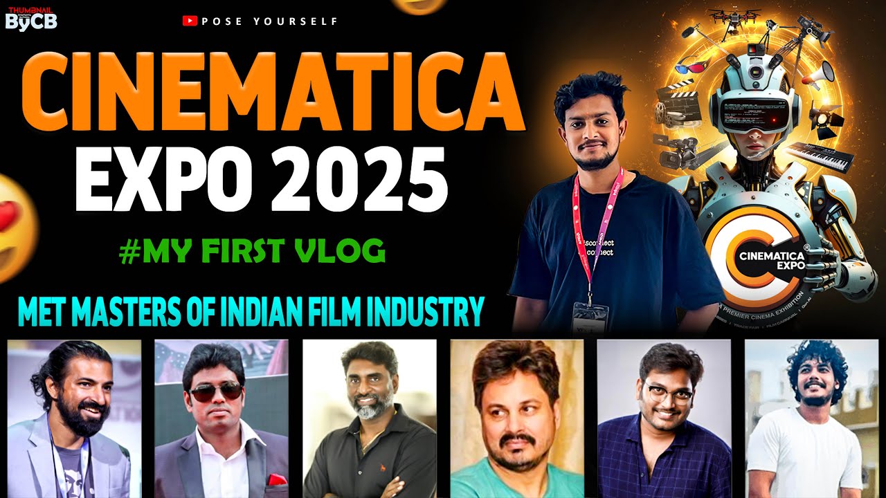 🎬 Cinematic Expo 2025 Vlog 🎥 | My First Experience Meeting the Masters of the Indian Film Industry!