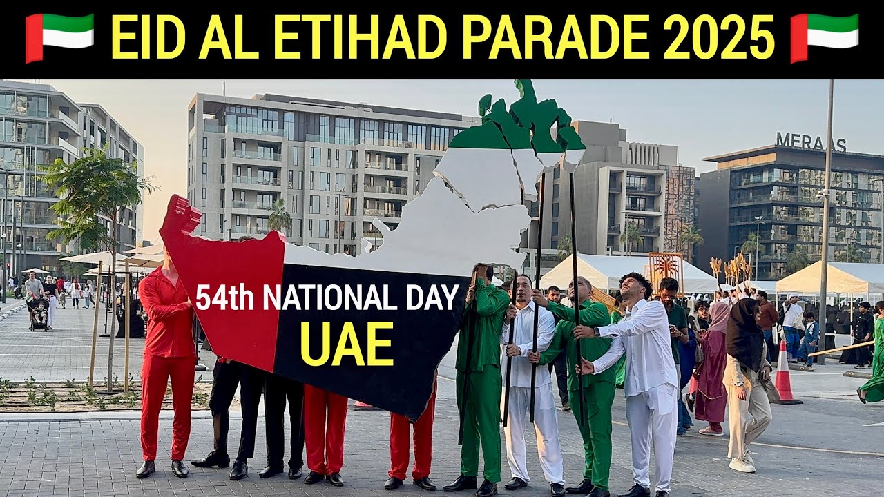 UAE NATIONAL DAY 2025 CELEBRATION | 54th AL ETIHAD PARADE | DUBAI | 4K VIDEOS @ShakirRazaVlogs