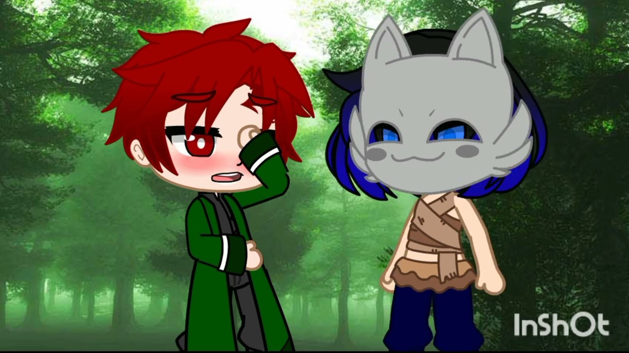 Tanjiro and Inosuke's first kiss Inostanji (Inosuke x Tanjiro)
