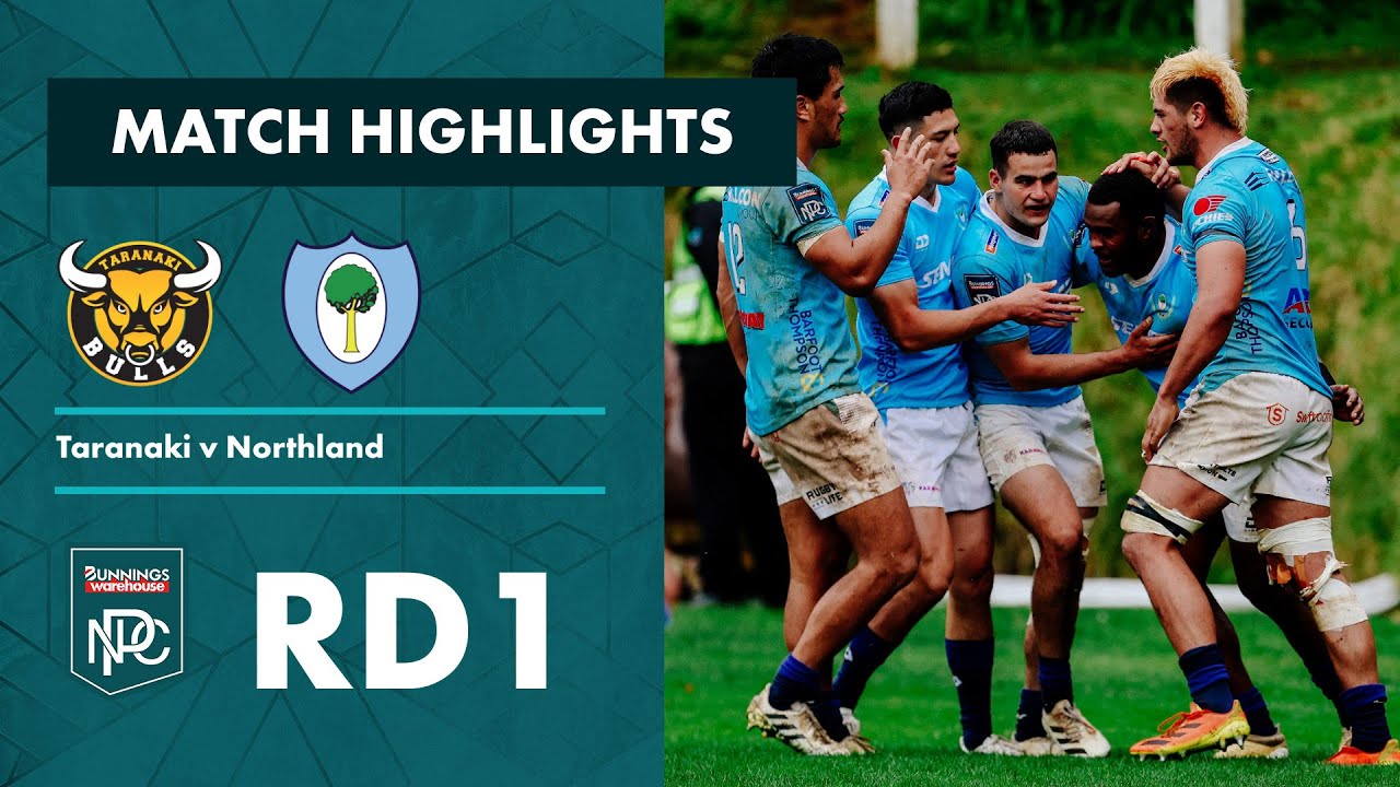 Round 1 Highlights | Taranaki v Northland | Bunnings NPC 2022