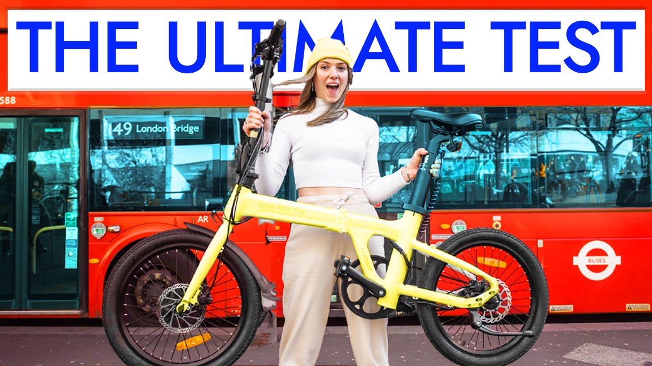 I took this 16kg folding e-bike on the bus, tube and train... | ADO Air 20 Review