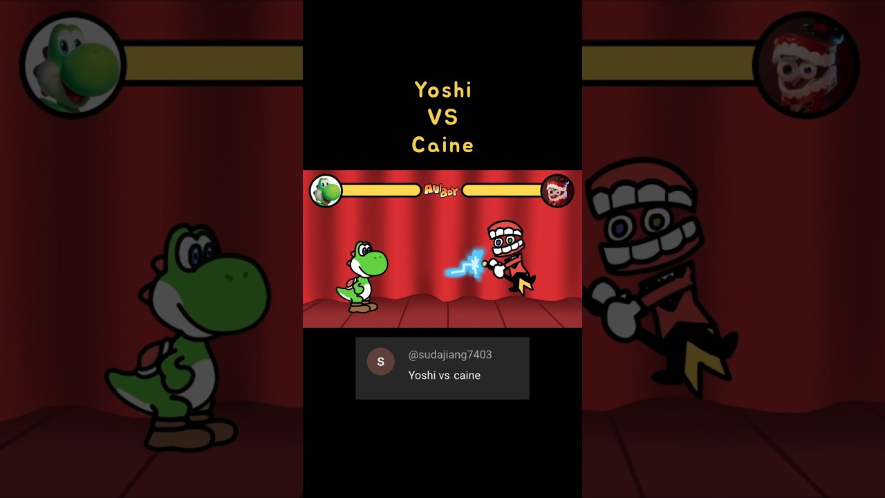 Yoshi VS Caine | The Super Mario Galaxy Movie | The Amazing Digital Circus