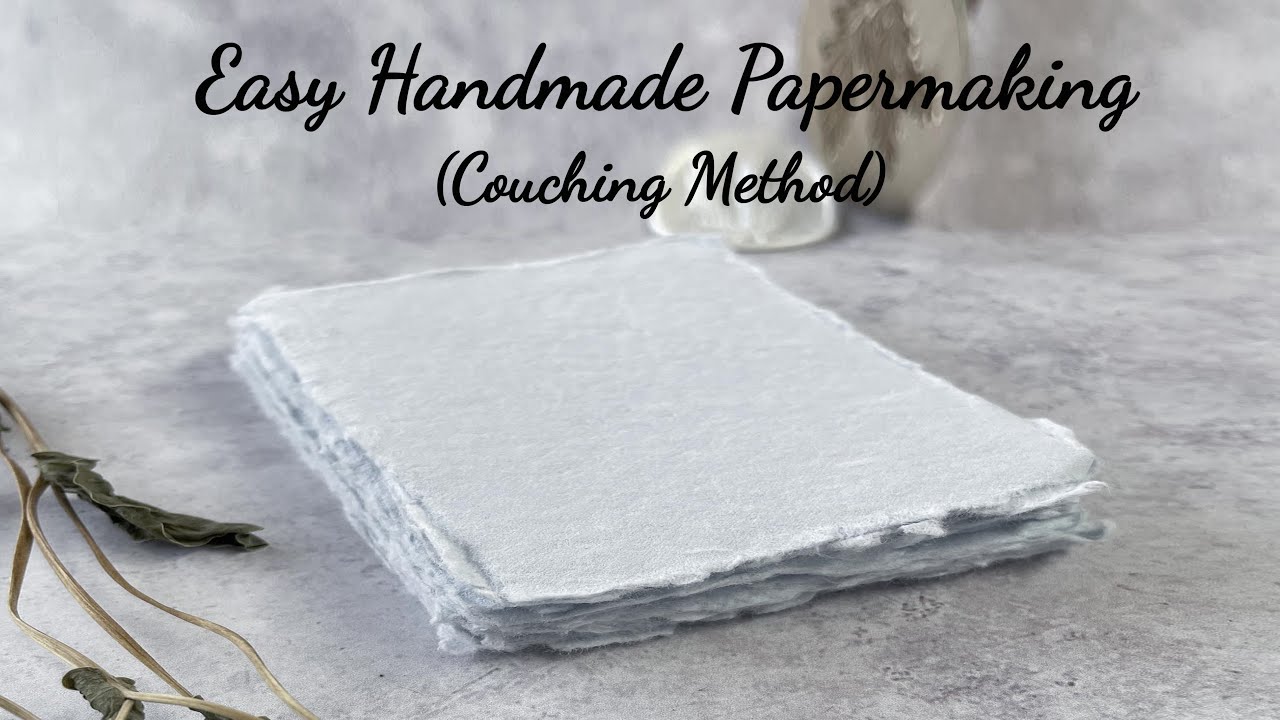 Unveiling the Craft: Handmade Paper with the Couching Method | Hunarkar Crafts
