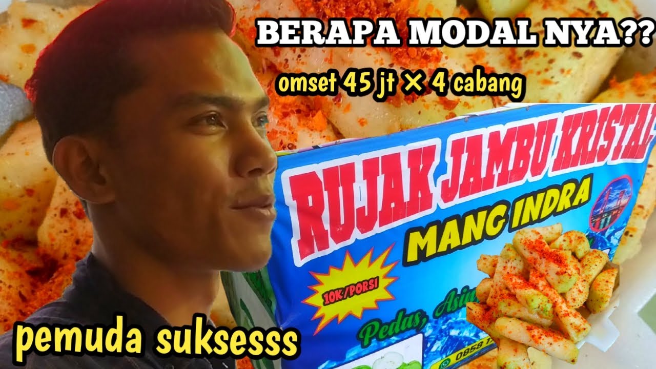 MODAL USAHA RUJAK BUAH JAMBU KRISTAL | USAHA GAK KENAL MUSIM SEHARI 40 KG OMSET 45 JT SEBULAN