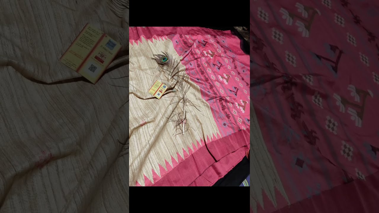PURE MULBERRY TUSSAR SILK DOLABEDI HANDWOVEN SAREE #suumaya #dolabedi